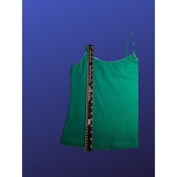 BOZZOLO Basic Cami Camisole Tank Top, KELLY GREEN, Women's Size Large, NWOT - Picture 6 of 7